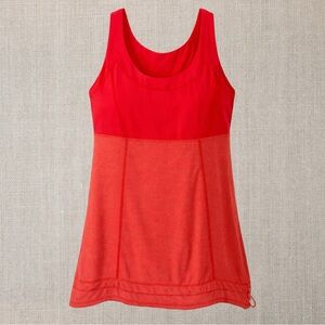 Lululemon Run: Back On Track Tank Top- Orange/Red